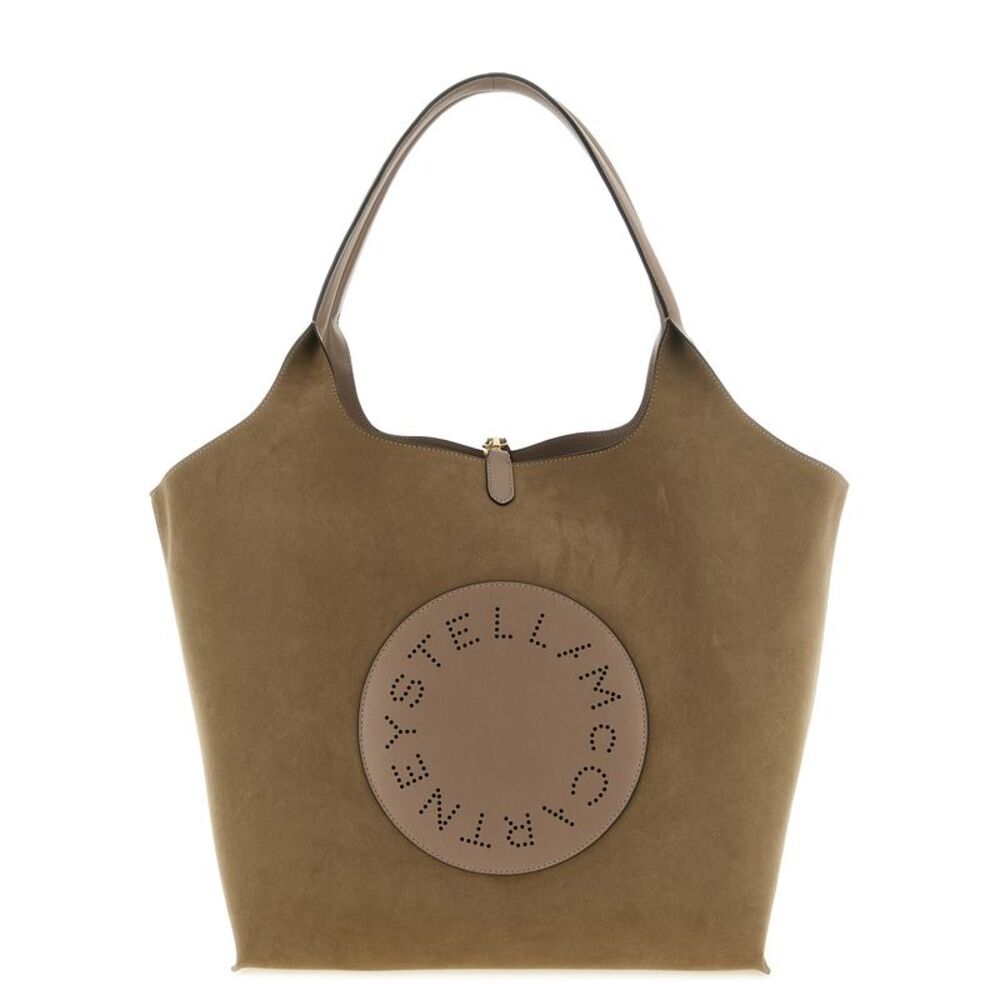 Stella McCartney Gray Polyester Tote Women's Bag